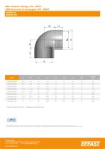 ABS Adaptor fittings, solvent welded BS-BSPP - 2