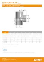 ABS Adaptor fittings, solvent welded BS-BSPP - 3