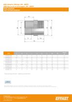 ABS Adaptor fittings, solvent welded BS-BSPP - 5