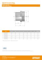 ABS Adaptor fittings, solvent welded BS-BSPP - 8