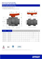 BK1 - PVC-u Double union ball valve - 6