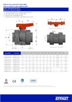 BK1 - PVC-u Double union ball valve - 7