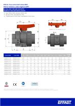 BK1 - PVC-u Double union ball valve - 8