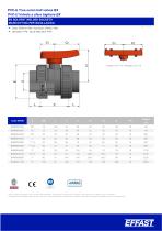 BX - PVCu Double union ball valve - 7