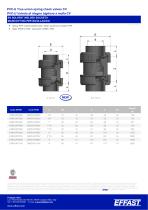 CV - PVC-u Spring check valve - 11