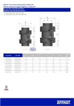 CV - PVC-u Spring check valve - 7