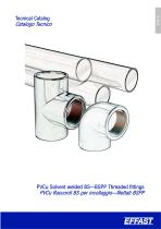 PVCu Adaptor fittings, solvent welded BS-BSPP - 1