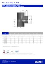 PVCu Adaptor fittings, solvent welded BS-BSPP - 3