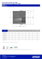 PVCu Adaptor fittings, solvent welded BS-BSPP - 4