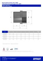 PVCu Adaptor fittings, solvent welded BS-BSPP - 6