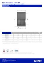 PVCu Adaptor fittings, Solvent welded metric-BSPP - 10