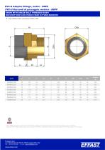 PVCu Adaptor fittings, Solvent welded metric-BSPP - 13