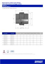 PVCu Solvent welded metric fittings - 27