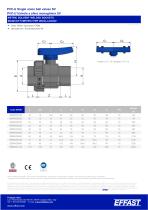 SV - PVC-u Single union ball valve - 5