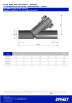 VIS - PVC-u Angle seat check valves - 5