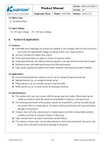 KLLP1000 Diaphragm Pump Data Sheet-3