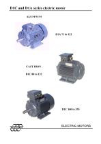 D1C and D1A series electric motor-1