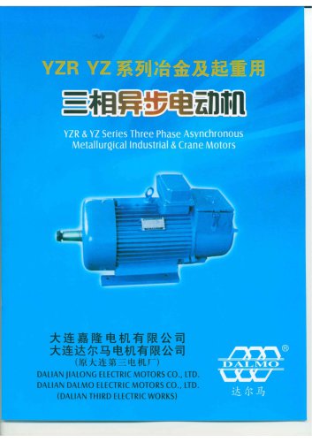 YZR & YZ Series Three Phase Asynchronous Metallurgical Industrial & Crane Motors