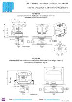 CABLE OPERATED THREEPHASE OFF-CIRCUIT TAP CHANGER - 14