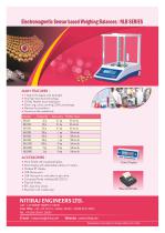 Electromagnetic Sensor based Weighing Balances : NLB SERIES - 1