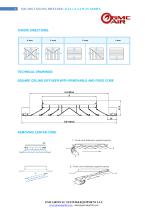 SQUARE CEILING DIFFUSER / KTA 1-2-3-4 WAY SERIES - 4