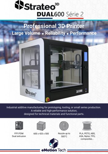 Datasheet Strateo3D DUAL600 Series 2