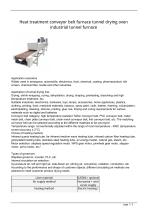 Heat treatment conveyor belt furnace tunnel drying ovenindustrial tunnel furnace-1