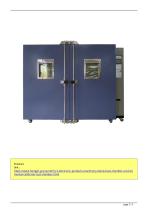 Hj-3 Electronic Products Machinery Damp Heat ChamberEnvironmental Calibrator Test Chamber-3