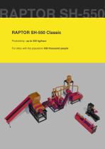Catalog recycling line RAPTOR SH-550-4
