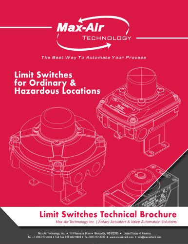 Limit Switches for Ordinary & Hazardous Locations