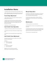 On/Off & Modulating Electric Actuators - 12