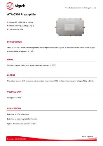 ATA-5310 Preamplifier