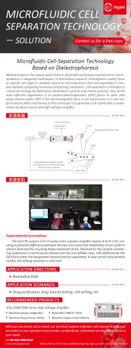 ATA-7100 MICROFLUIDIC CELL SEPARATION TECHNOLOGY