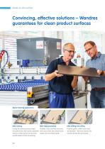 Effective surface cleaning for boards, panels and laminates | Combi Sword Brushes for industrial panel production - 2