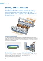 Effective surface cleaning for boards, panels and laminates | Combi Sword Brushes for industrial panel production - 8