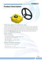 JUHANG Fx&JHM Series Manual Actuator-E-Catalogue - 3