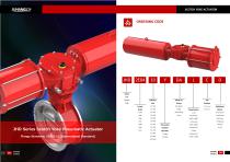 JUHANG JHD Scotch Yoke Pneumatic Actuator-E-Catalogue - 4