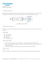 CRY2110 Noise Sensor Use Manual - 3