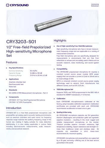 CRY3203-S01 Microphone Set