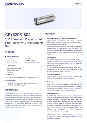 CRY3203-S02 Microphone Set