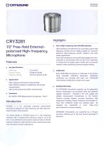 CRY3281 Measurement Microphone