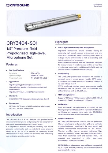 CRY3404-S01 Microphone Set