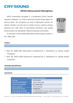 CRY351 Measurement Microphone - 1