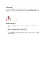 SCB-PBS High Protection  Pneumatic Control Module Operating Instructions V1.0 - 2