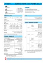 JT105F-1 SUBMINIATURE HIGH POWER RELAY - 1