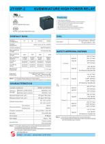 JT105F-2 SUBMINIATURE HIGH POWER RELAY - 1