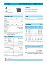 JT152F MINIATURE HIGH POWER RELAY - 1