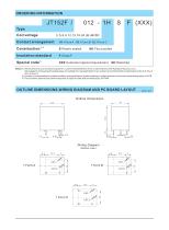 JT152F MINIATURE HIGH POWER RELAY - 2