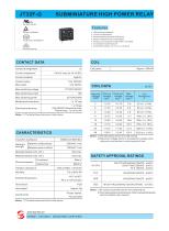 JT32F-G SUBMINIATURE HIGH POWER RELAY - 1