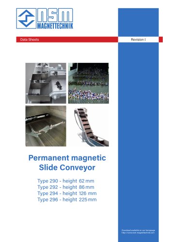 Permanent magnetic Slide Conveyor